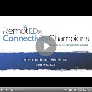 RemotEDx Connectivity Champions Informational Webinar